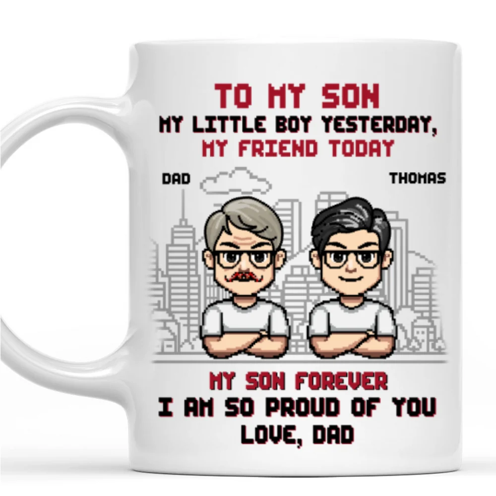 Always My Baby My Hero - Personalized Custom Coffee Mug - Image 7