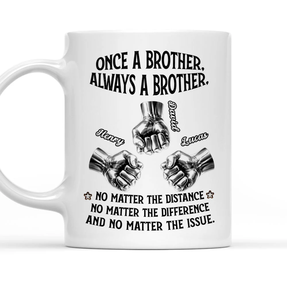Always My Brother - Personalized Custom Coffee Mug