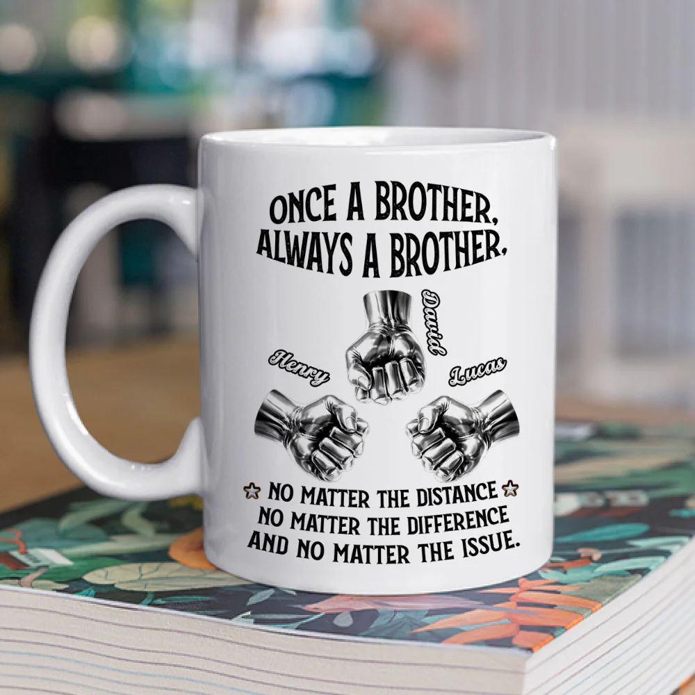 Always My Brother - Personalized Custom Coffee Mug - Image 2