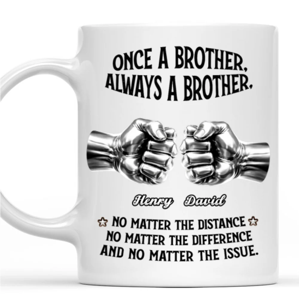 Always My Brother - Personalized Custom Coffee Mug - Image 6