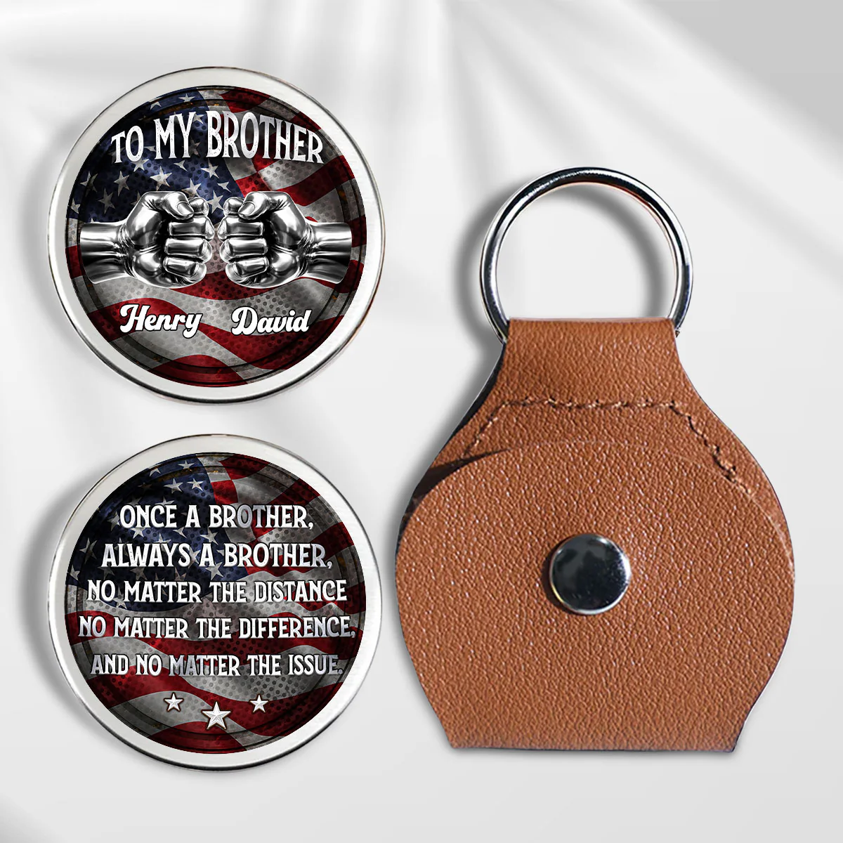 Always My Brother - Personalized Custom Pocket Hug