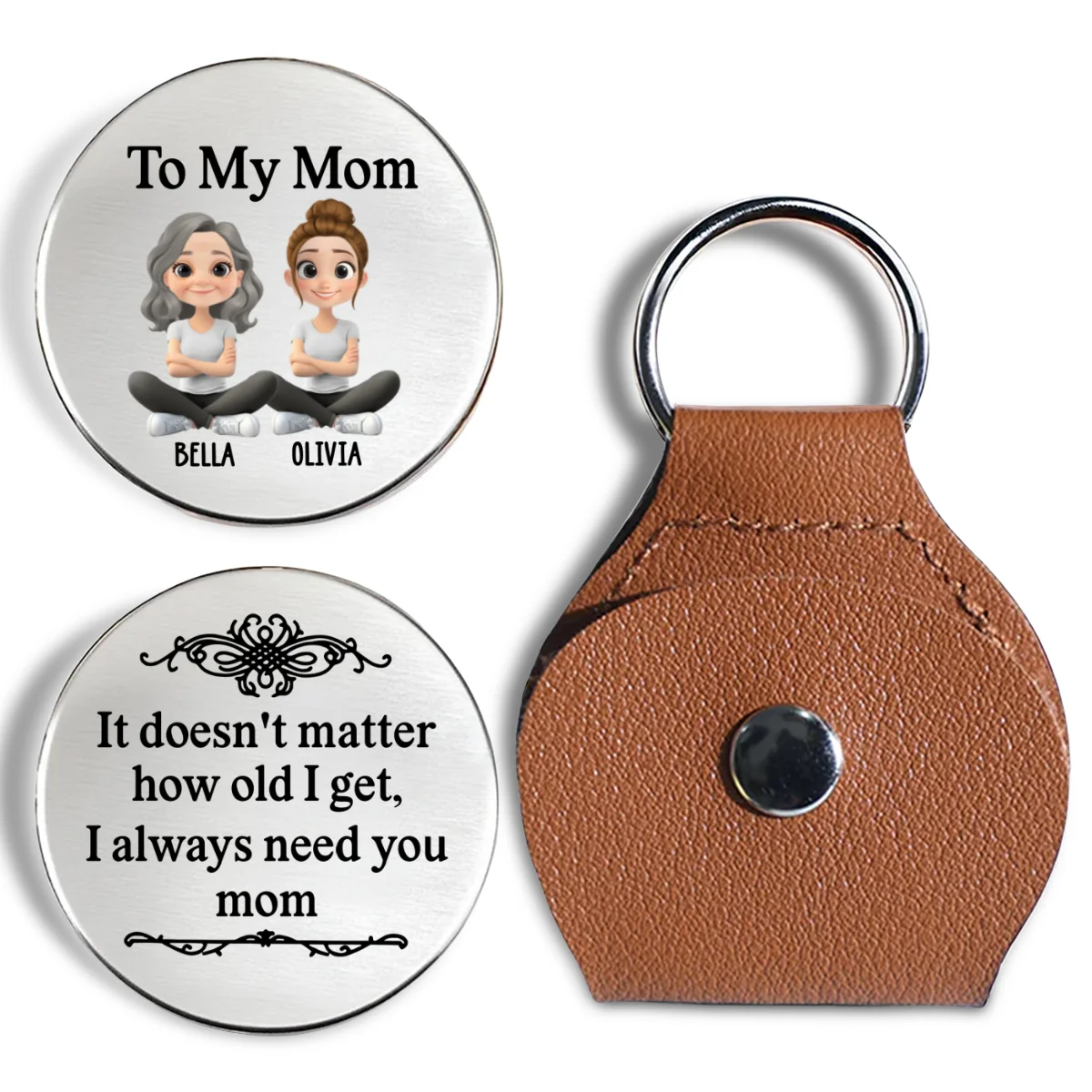 Always Need You Mom - Personalized Custom Pocket Hug - Image 7
