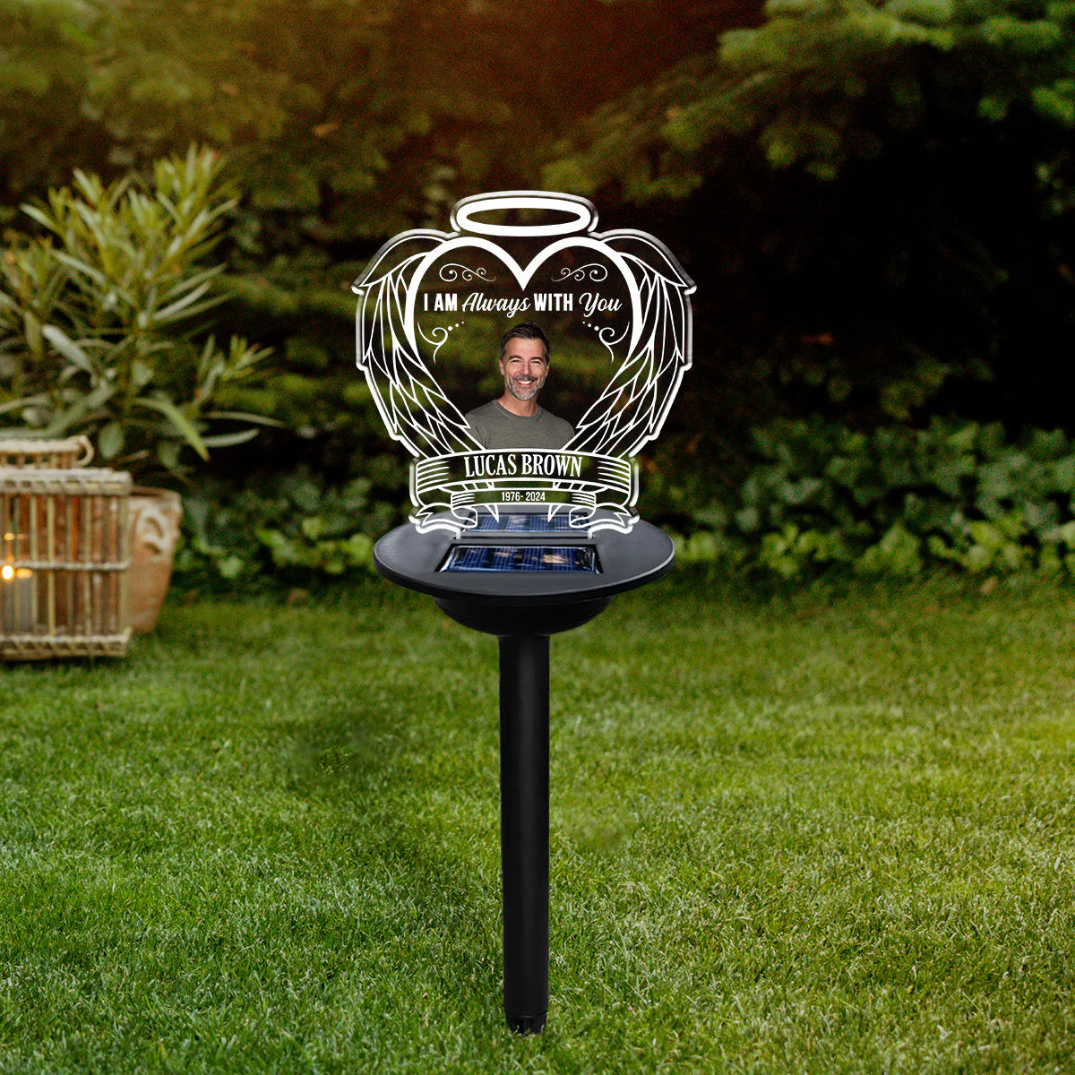 Always On Our Minds - Personalized Custom Solar Light - Image 3