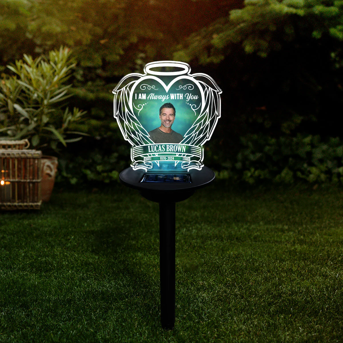 Always On Our Minds - Personalized Custom Solar Light - Image 4