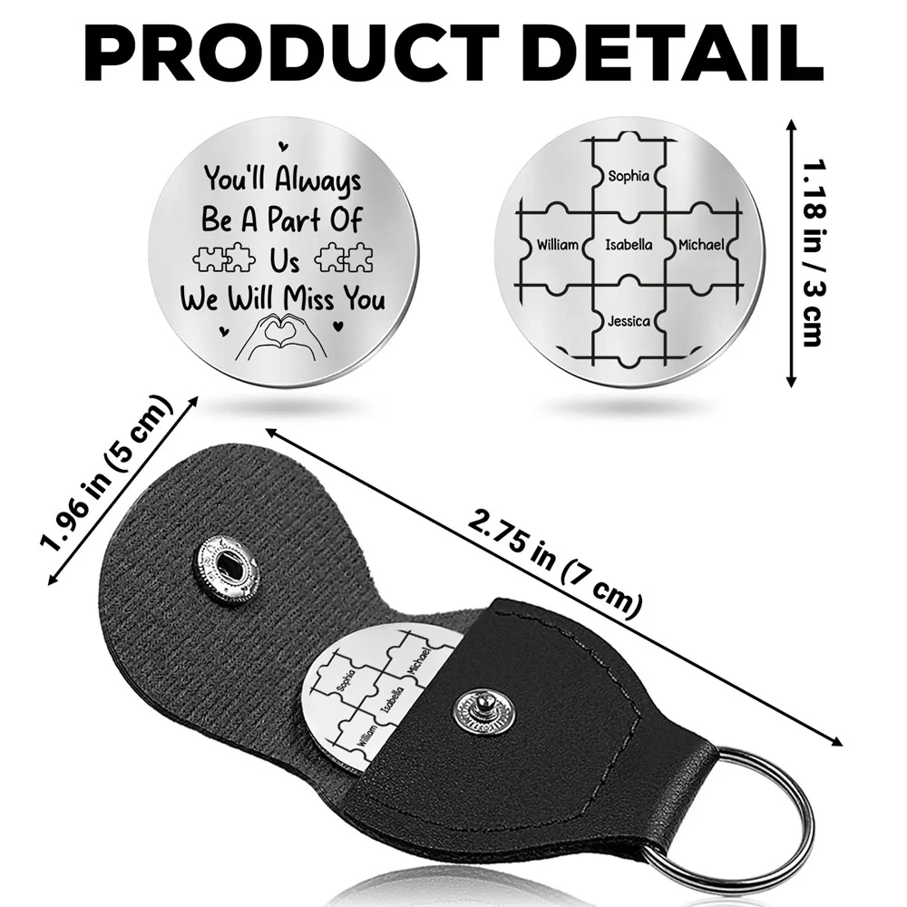 Always Part Of Us - Personalized Custom Pocket Hug - Image 5