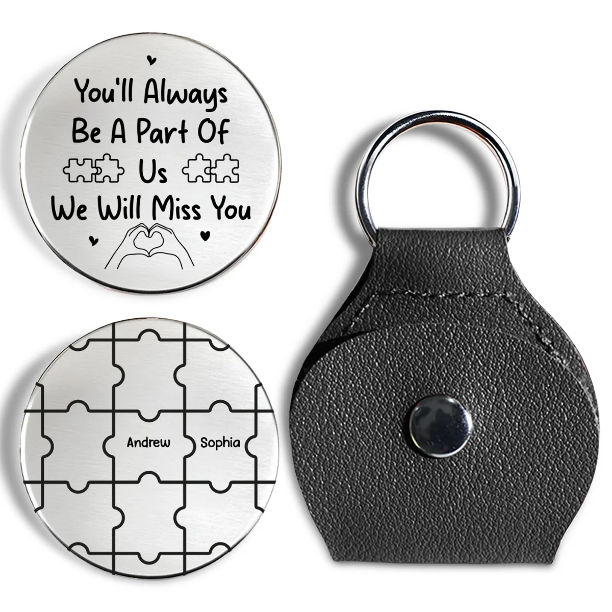 Always Part Of Us - Personalized Custom Pocket Hug - Image 7