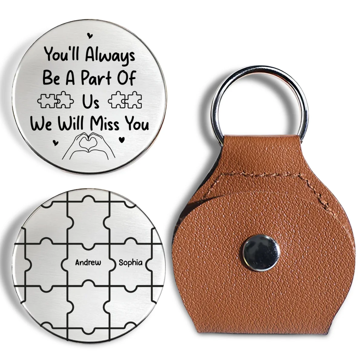 Always Part Of Us - Personalized Custom Pocket Hug - Image 8