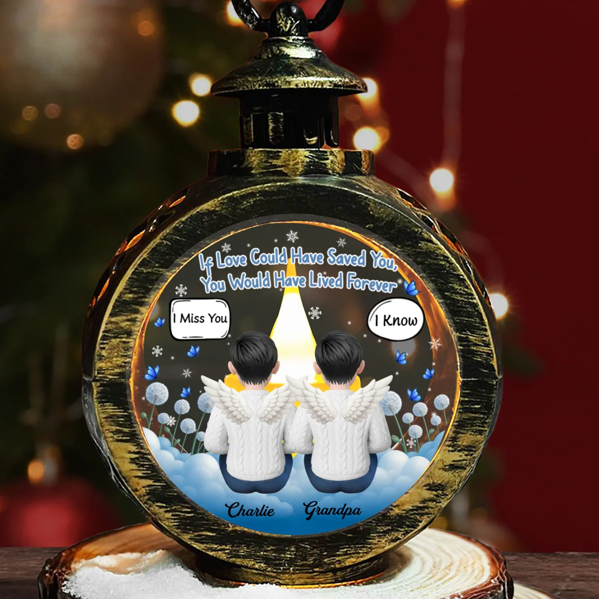 Always Shine In My Heart - Personalized Custom Christmas Lantern - Image 7