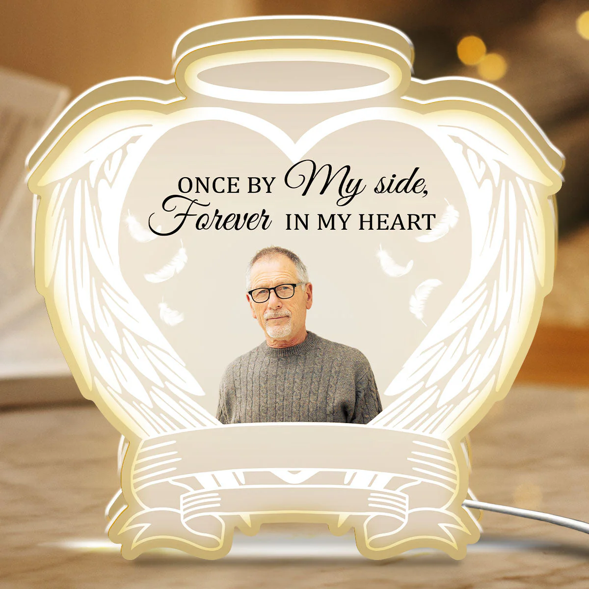 Always Shine In My Heart - Personalized Custom Light Box - Image 3