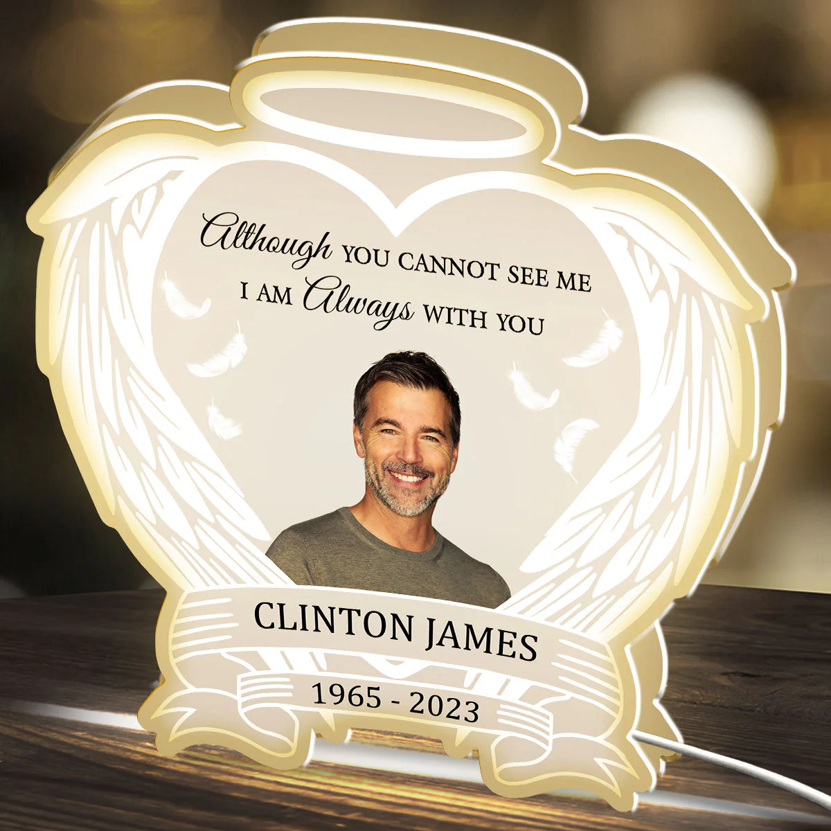 Always Shine In My Heart - Personalized Custom Light Box - Image 4