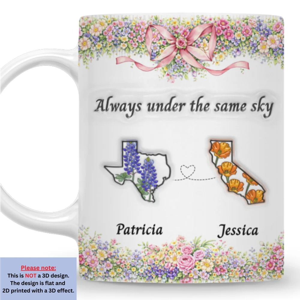 Always Under The Same Sky - Personalized Custom 3D Inflated Effect Mug - Image 7