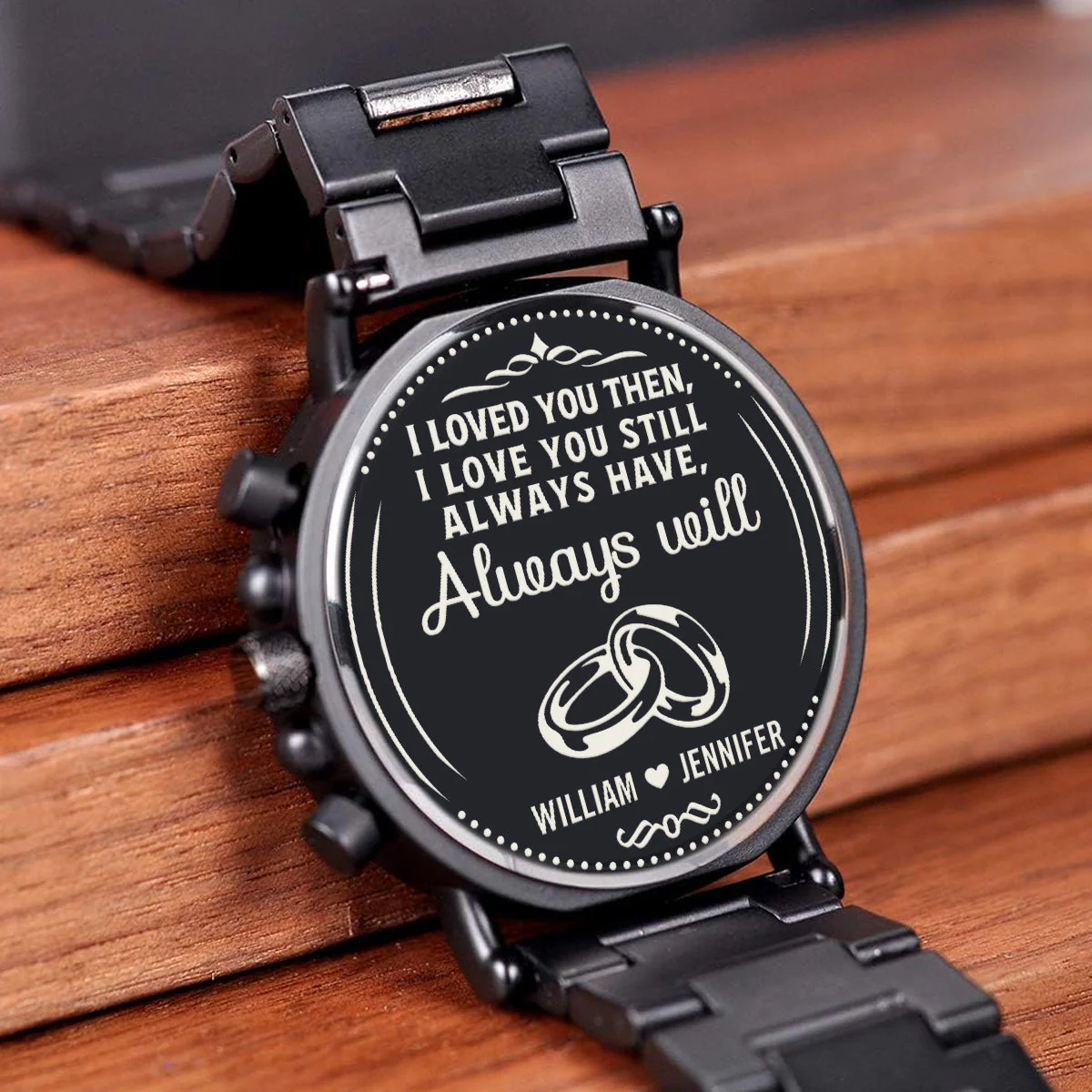Always Will - Personalized Engraved Wooden Watches GQ026 - Image 4