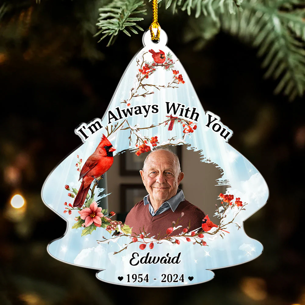 Always With You - Personalized Custom Acrylic Ornament - Image 4