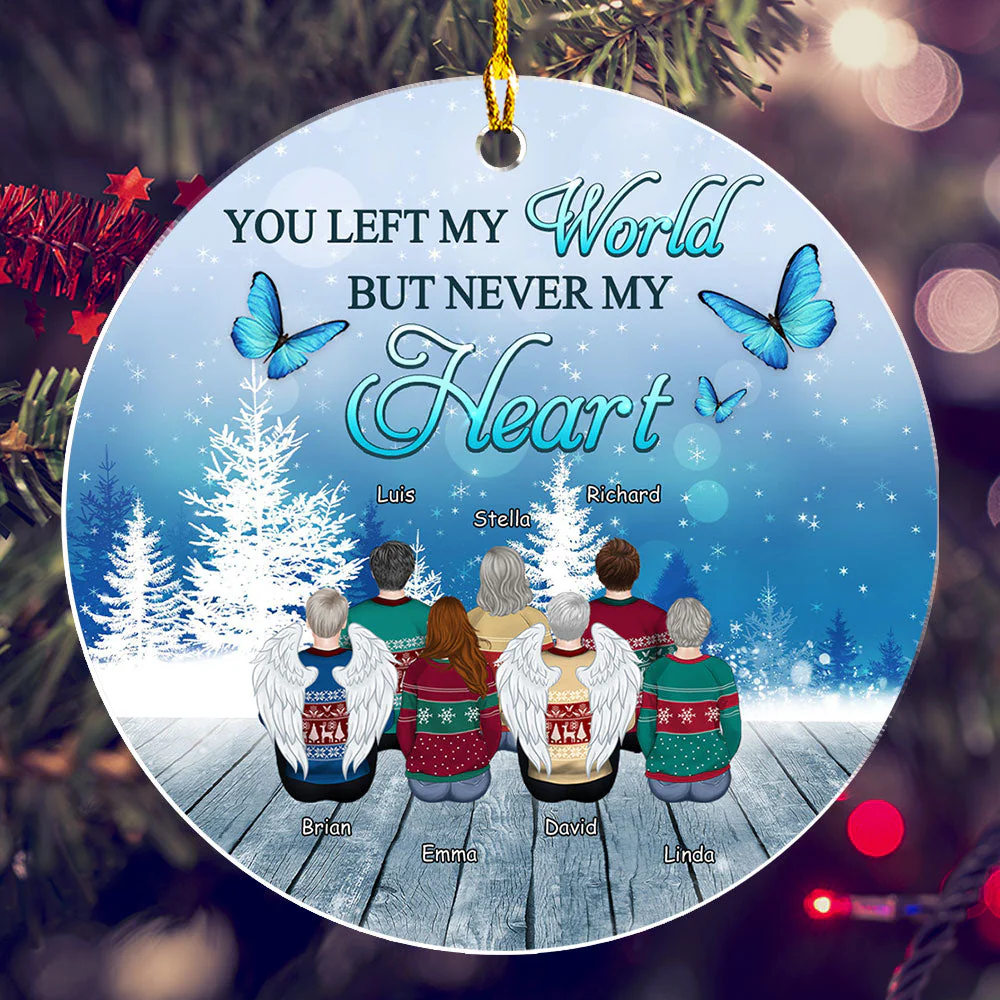 Always With You - Personalized Custom Acrylic Ornament - Image 3
