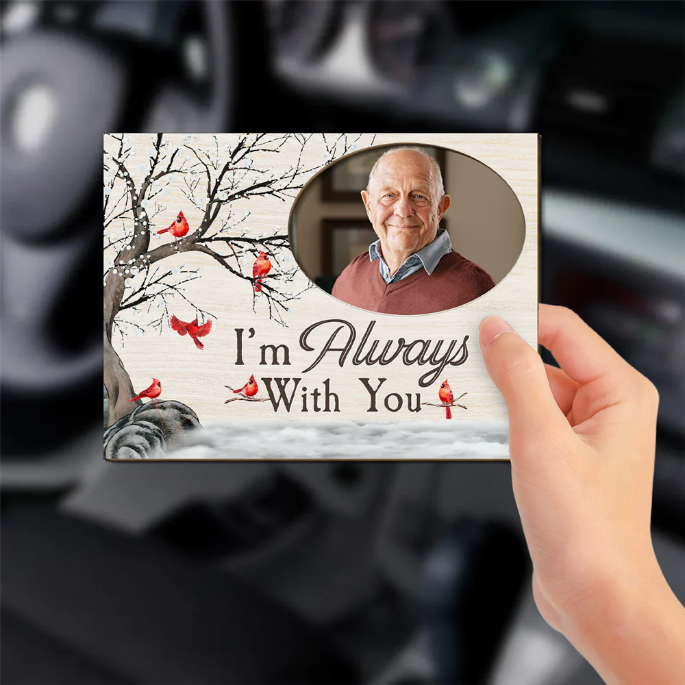 Always With You - Personalized Custom Car Visor Clip - Image 2