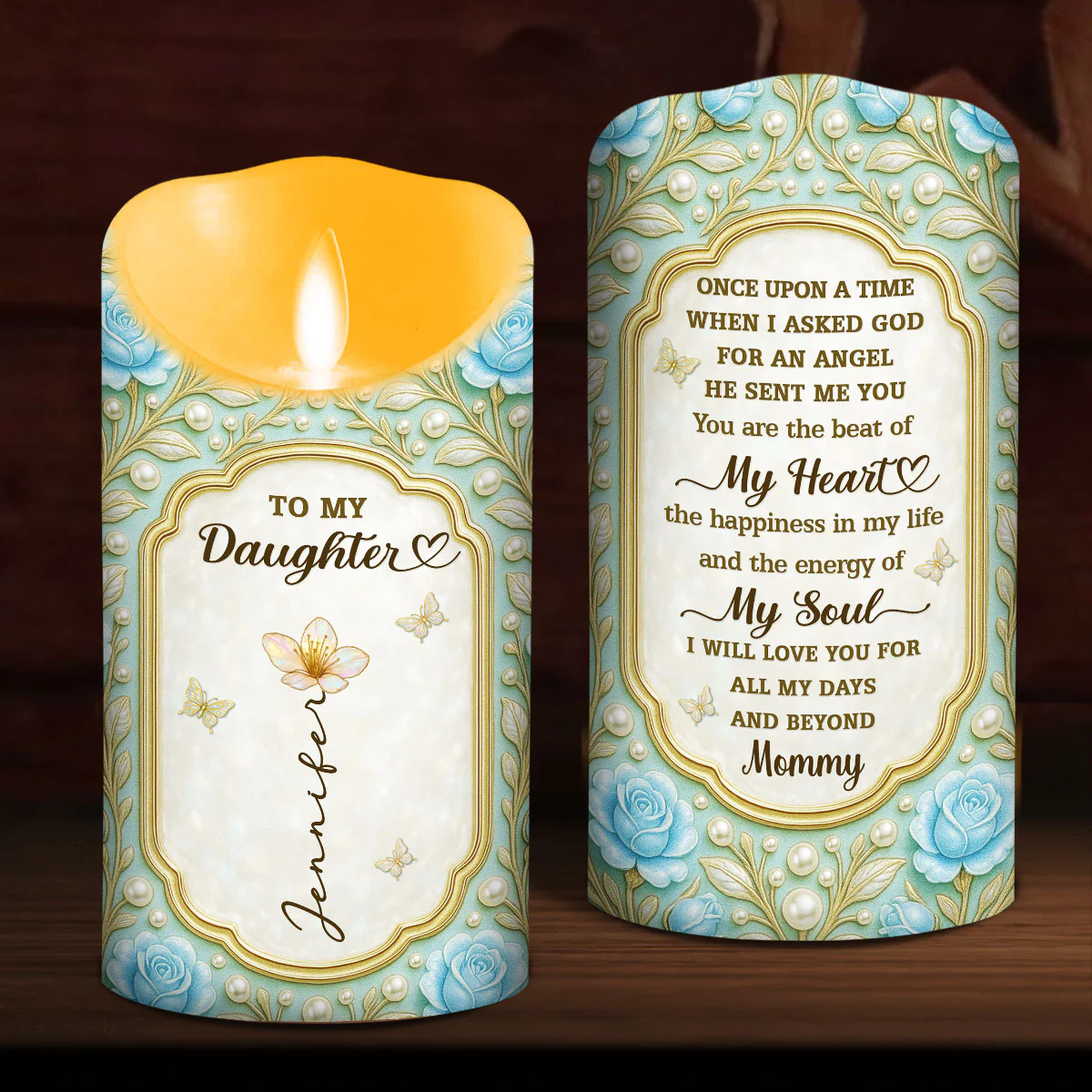 Always With You - Personalized Custom LED Candle
