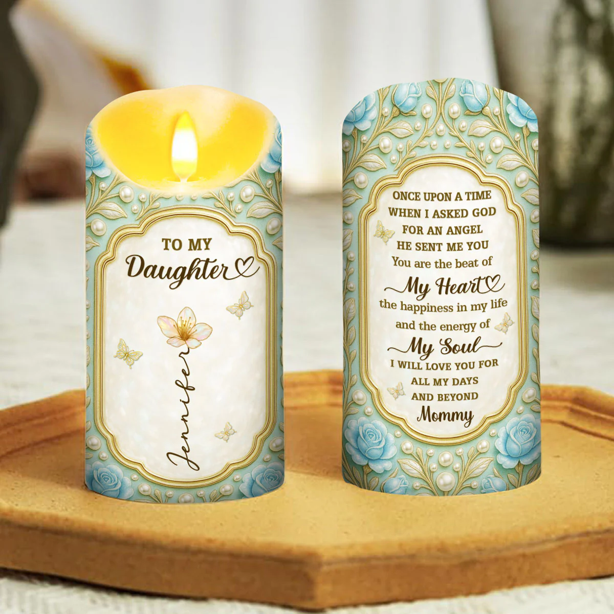 Always With You - Personalized Custom LED Candle - Image 2