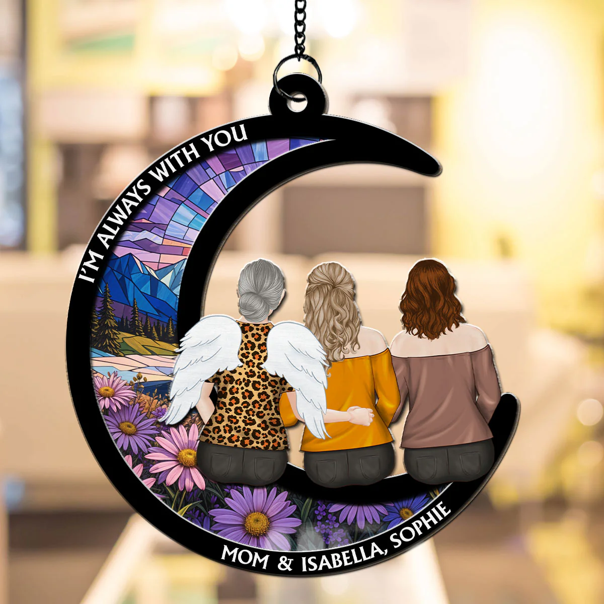 Always With You - Personalized Custom Suncatcher - Image 2