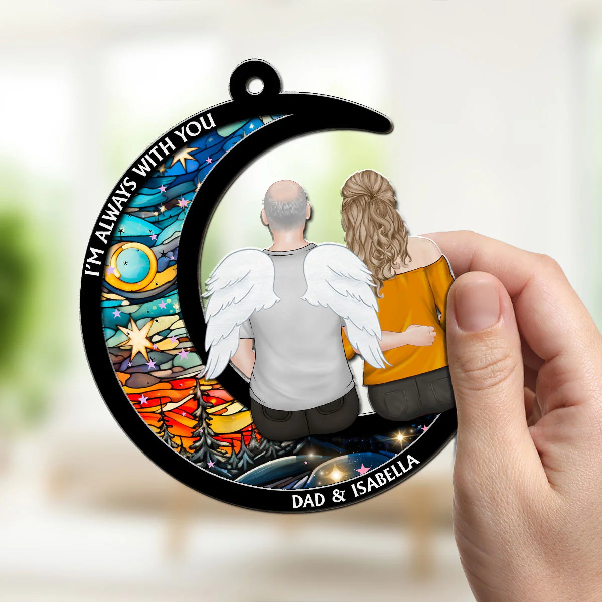 Always With You - Personalized Custom Suncatcher - Image 3