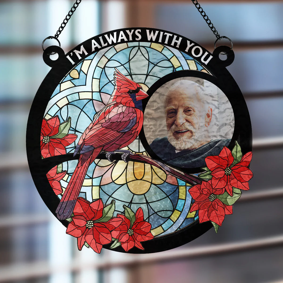Always With You - Personalized Custom Wavy Suncatcher - Image 5