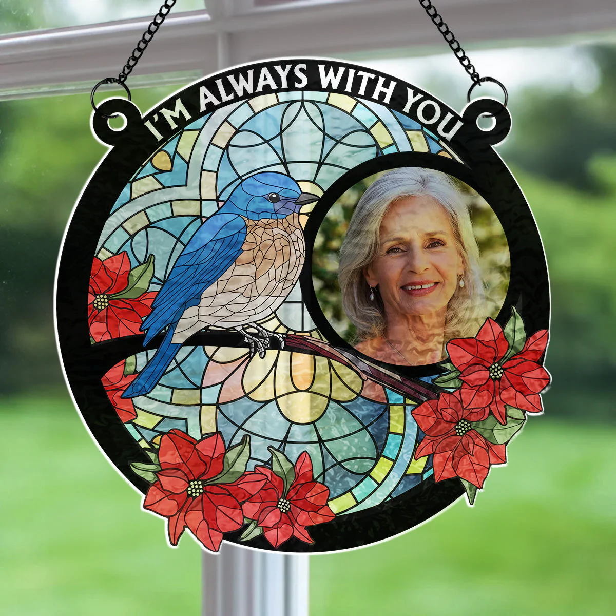 Always With You - Personalized Custom Wavy Suncatcher - Image 6