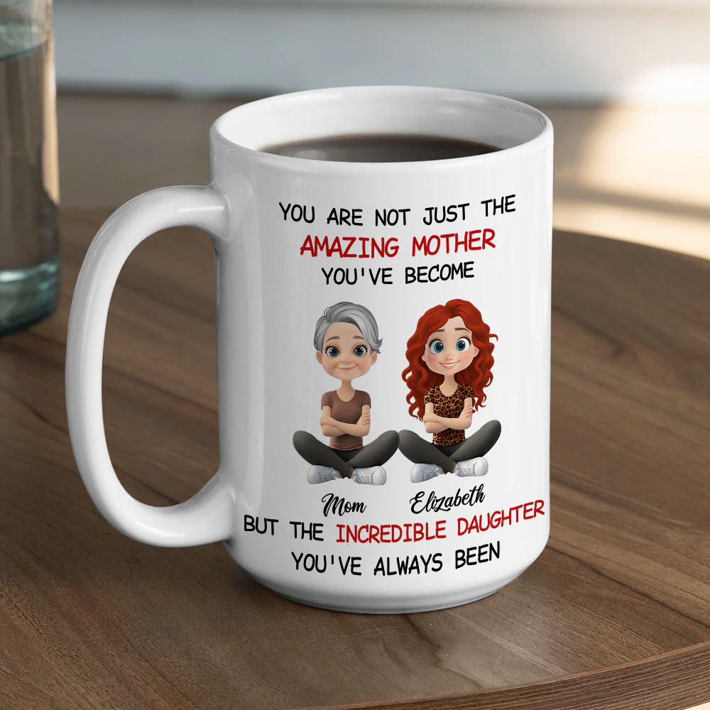 Amazing Mother - Personalized Custom Coffee Mug - Image 4