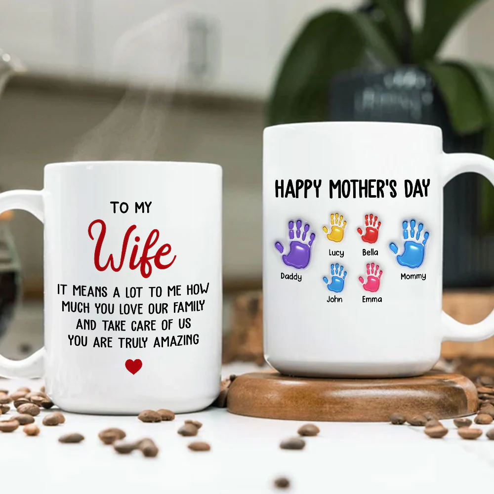 Amazing Wife - Personalized Custom 3D Inflated Effect Mug - Image 5