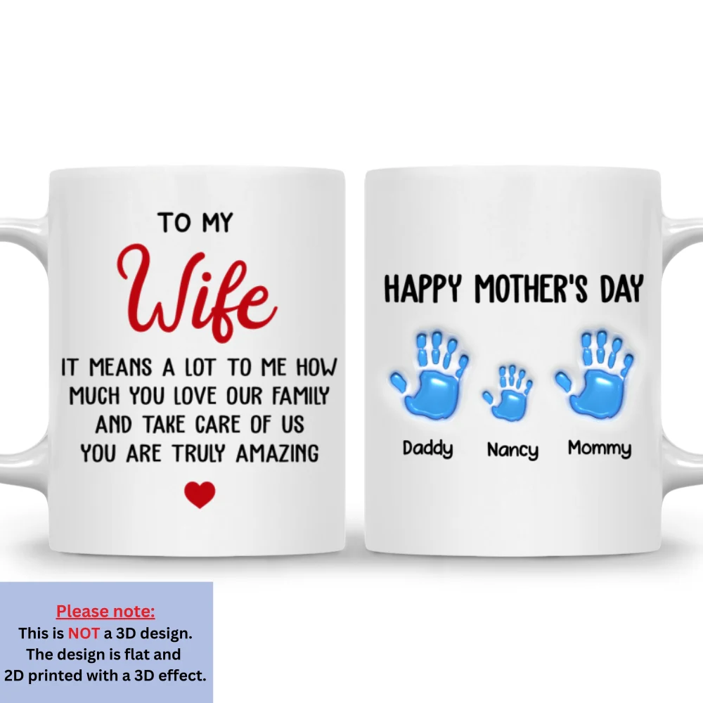 Amazing Wife - Personalized Custom 3D Inflated Effect Mug - Image 6