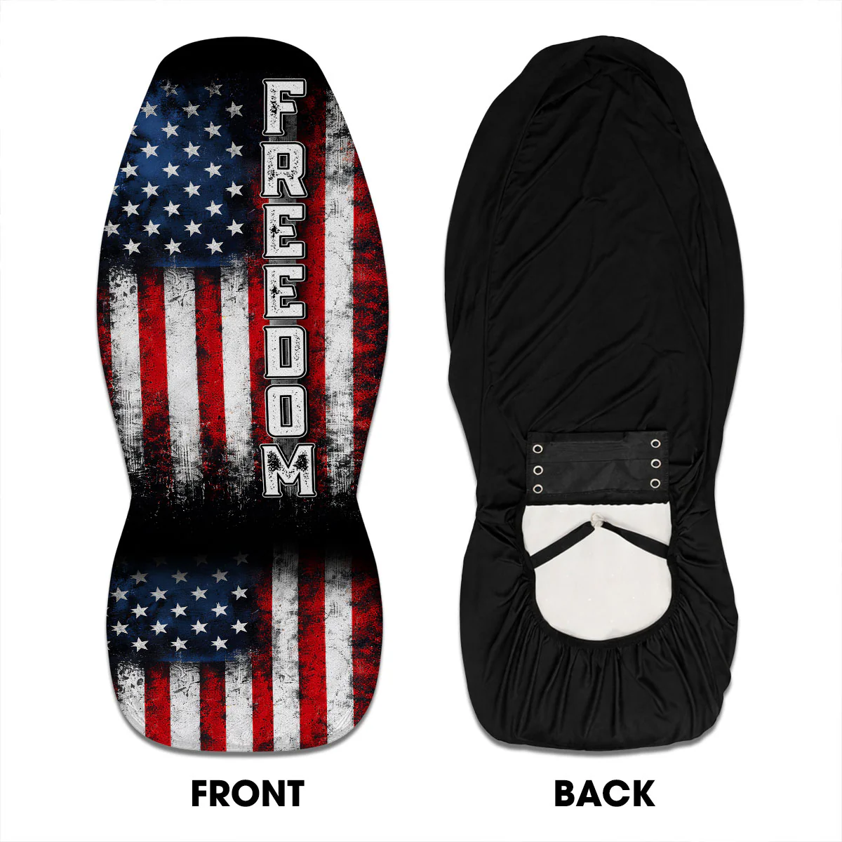 American Freedom - Personalized Custom Car Seat Cover - Image 3