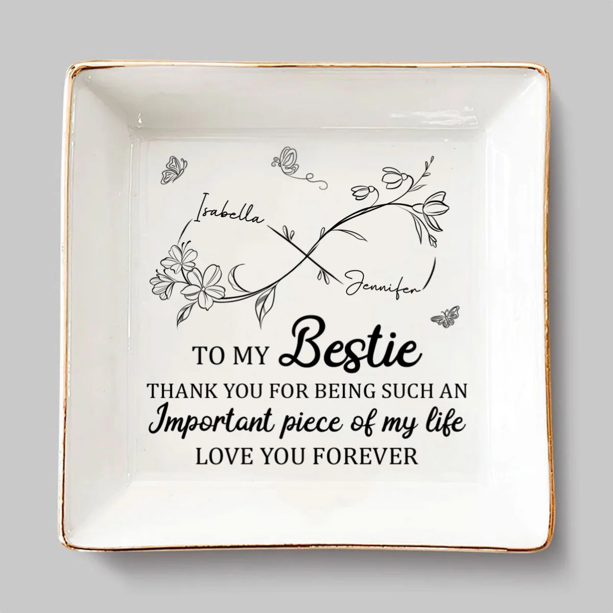 An Important Piece - Personalized Custom Jewelry Dish - Image 5