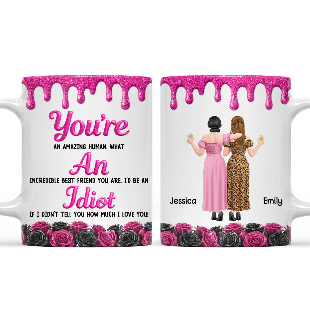 An Incredible Best Friend - Personalized Custom 3D Inflated Effect Mug