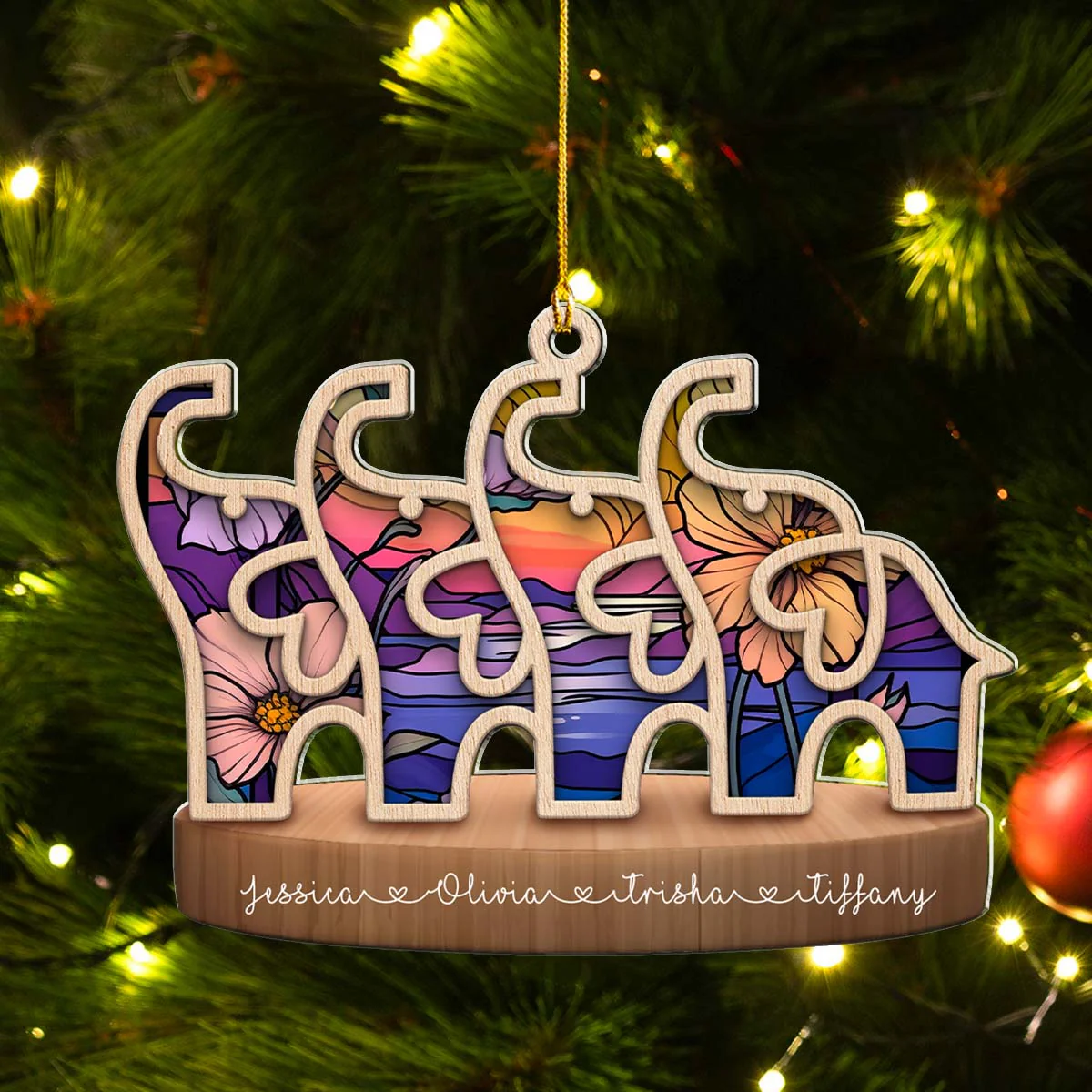 An Unbroken Bond - Personalized Custom 3D Effect Acrylic Ornament - Image 4