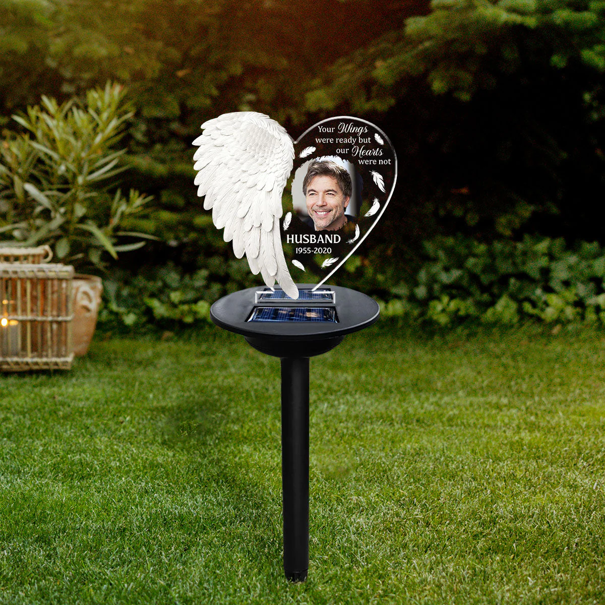 Angel In Heaven - Personalized Custom Solar Light - Image 3
