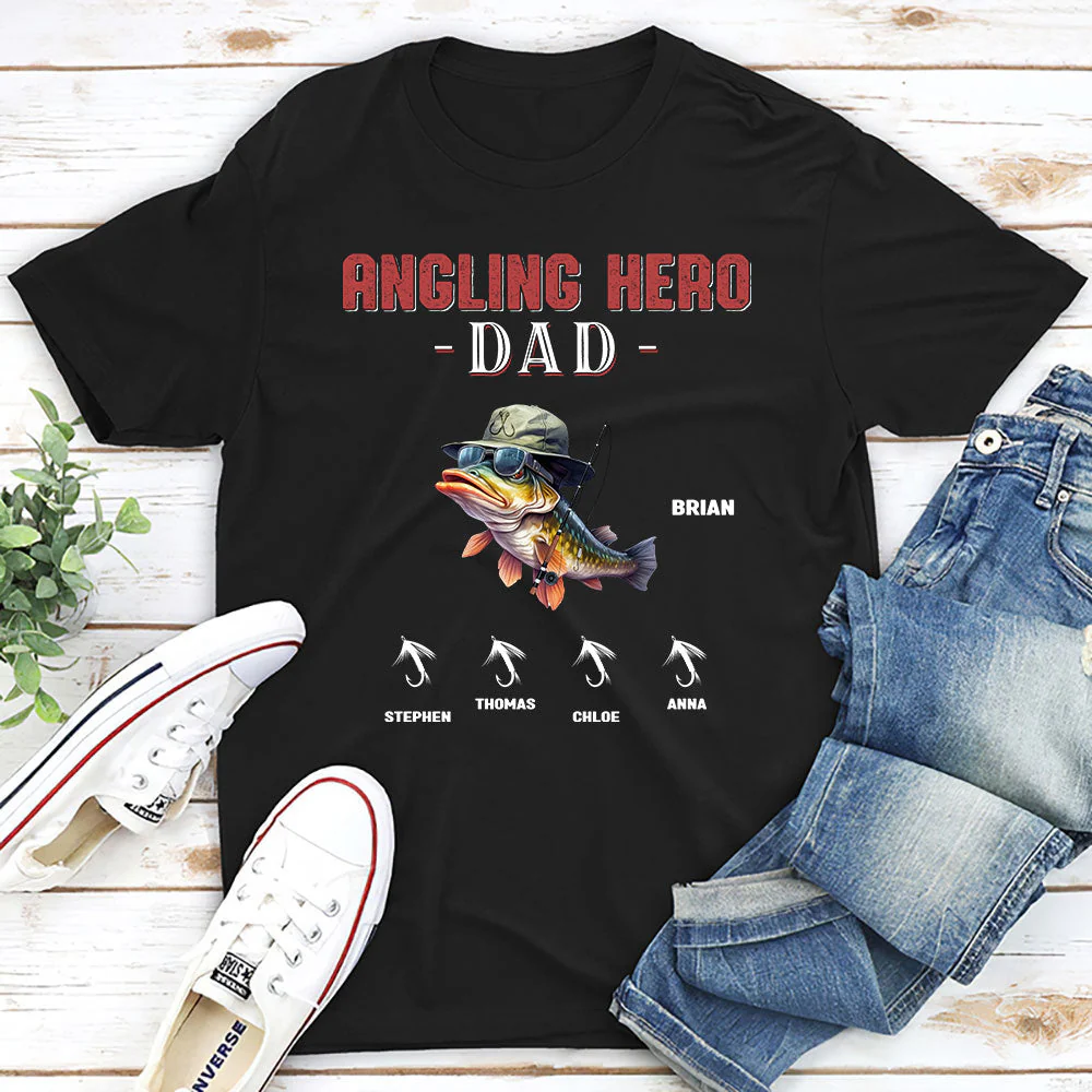 Angling Hero - Personalized Custom Shirt - Image 3