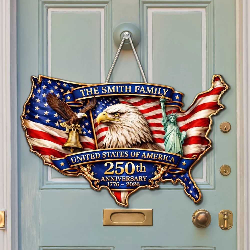 Anniversary 250 - Personalized Custom Wood Sign - Image 5