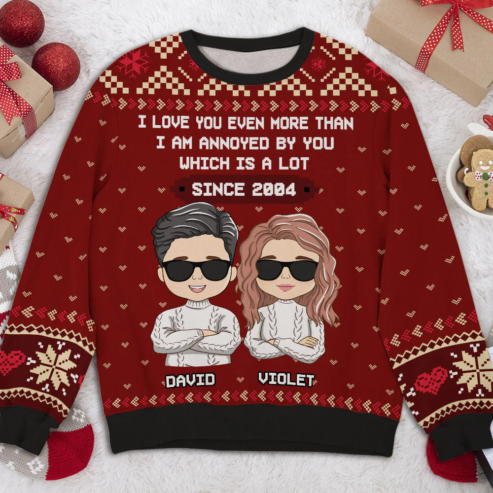 Annoy A Lot - Personalized Custom All-Over-Print Sweatshirt - Image 3