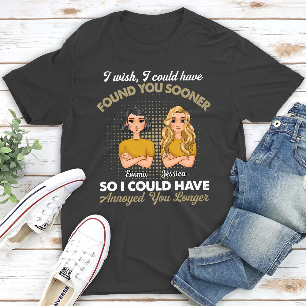 Annoyed You Longer - Personalized Custom Classic T-shirt - Image 4