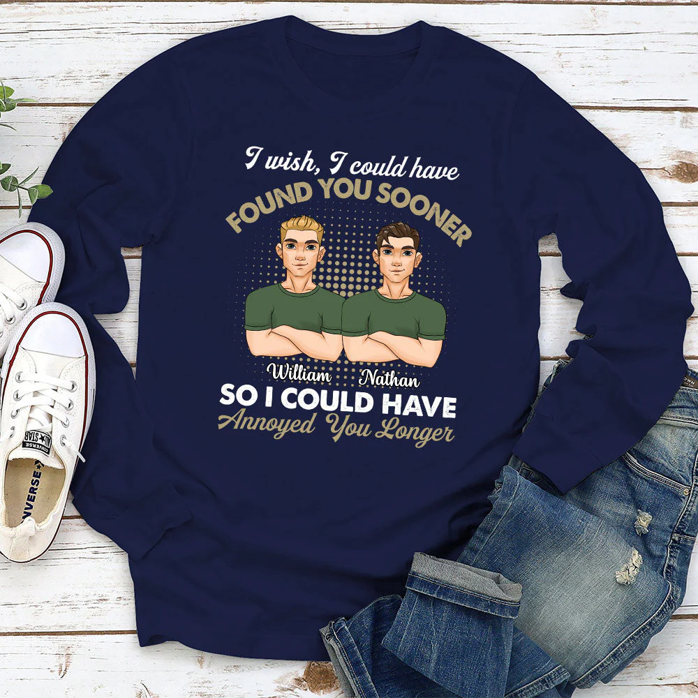 Annoyed You Longer - Personalized Custom Long Sleeve T-shirt - Image 2