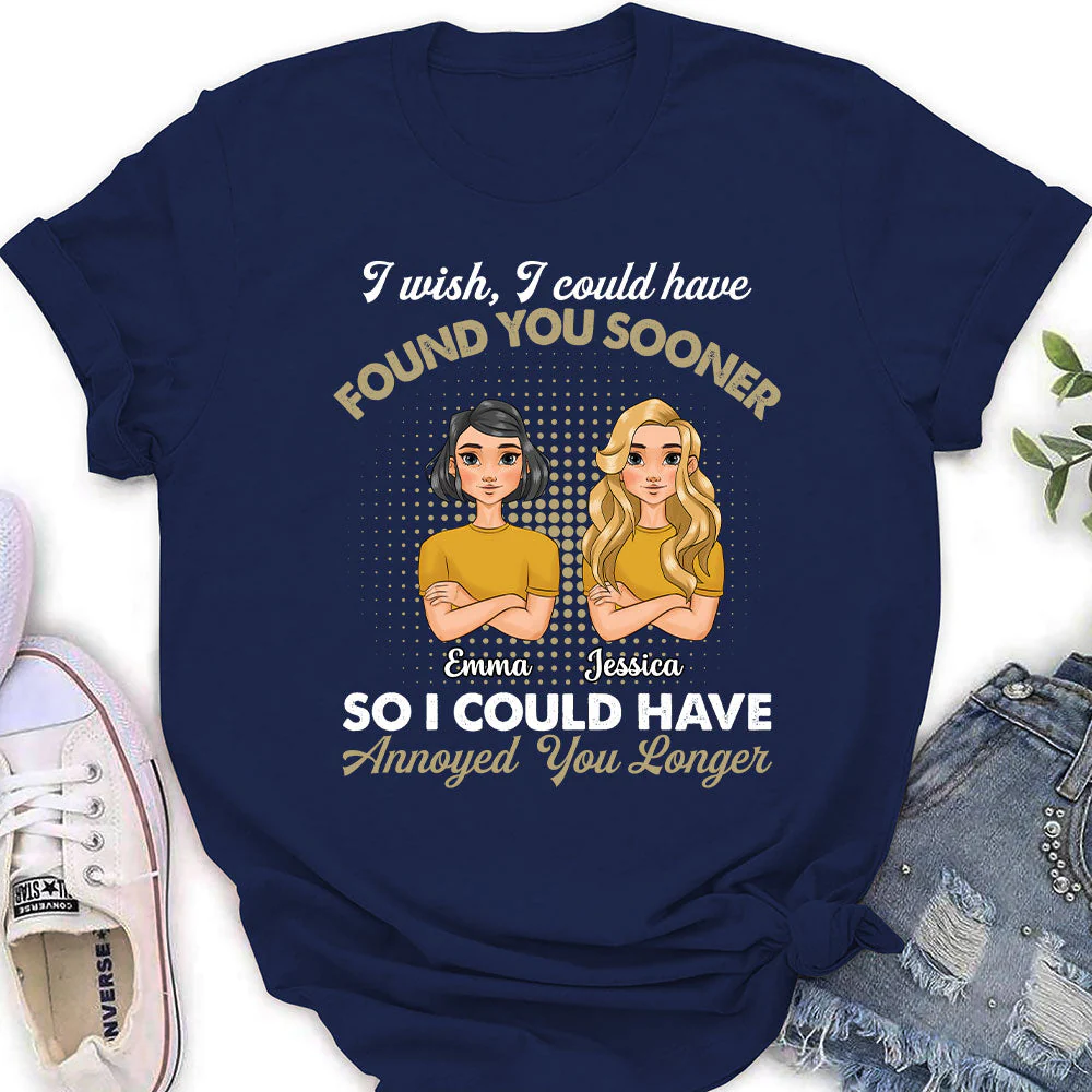 Annoyed You Longer - Personalized Custom Women's T-shirt - Image 3
