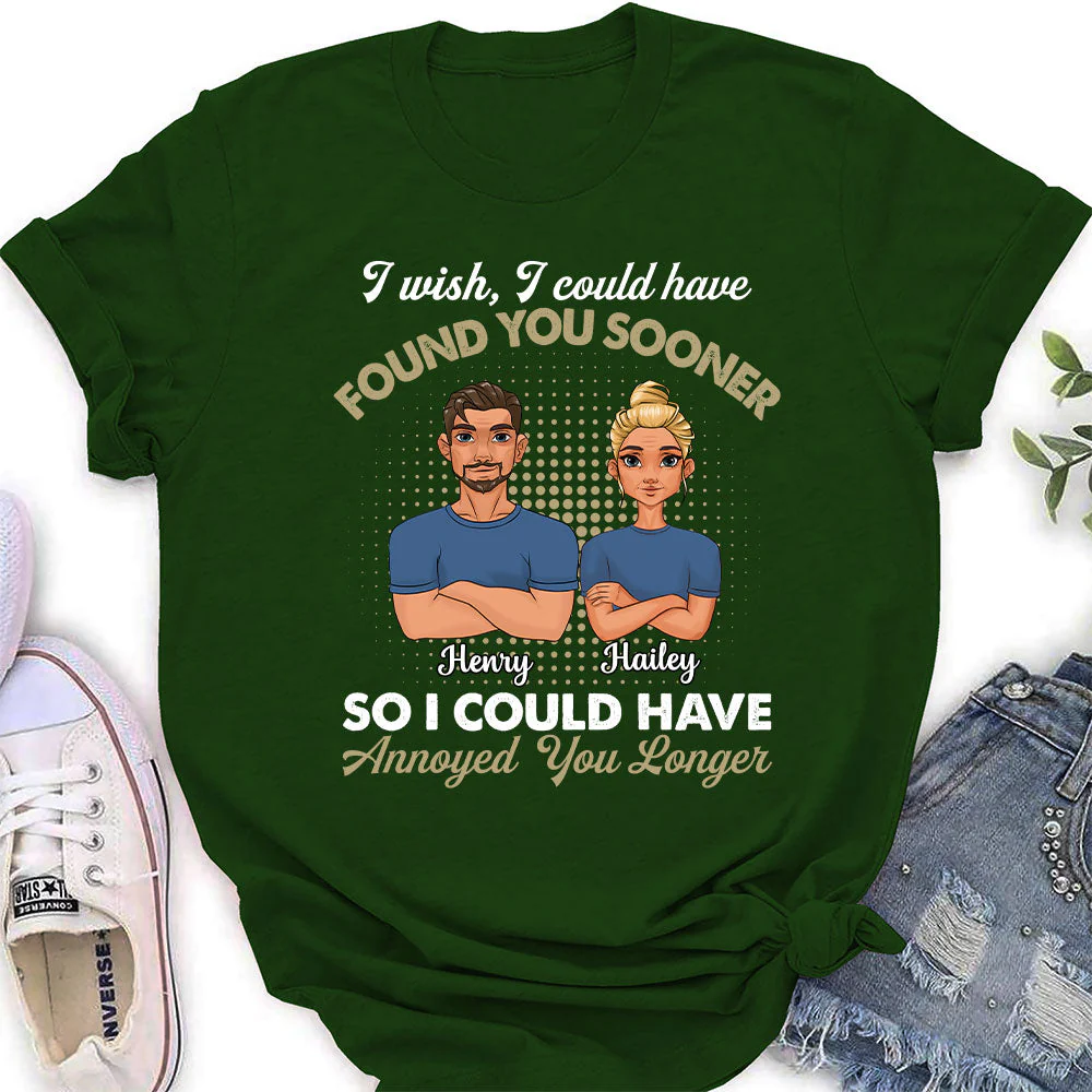 Annoyed You Longer - Personalized Custom Women's T-shirt - Image 5