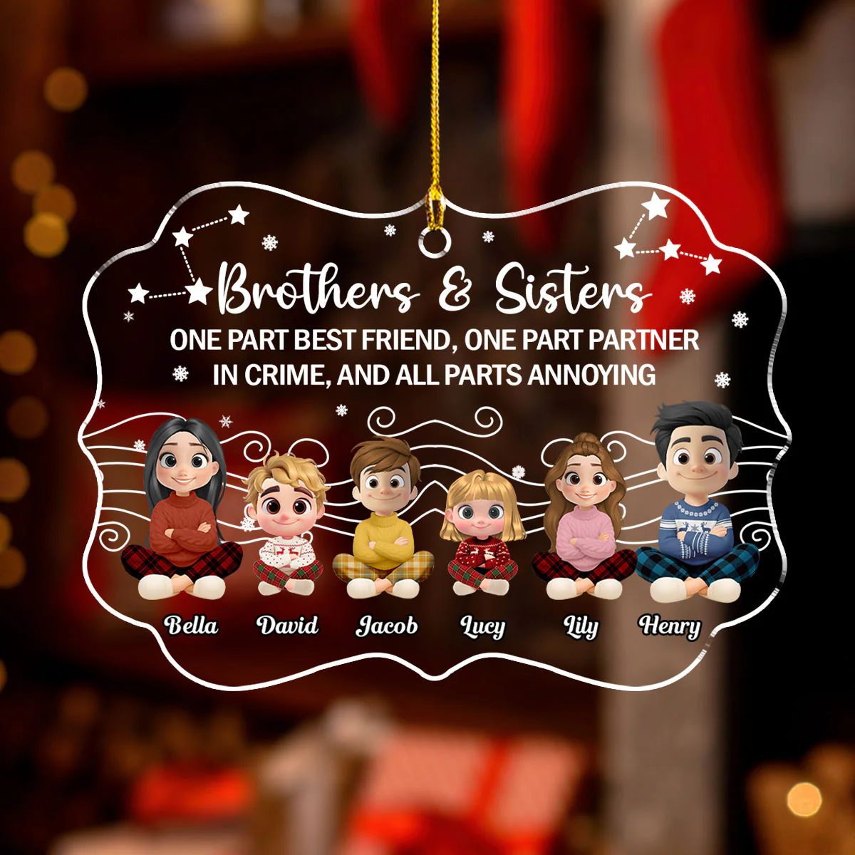 Annoying But Always My Person - Personalized Custom Acrylic Ornament - Image 5