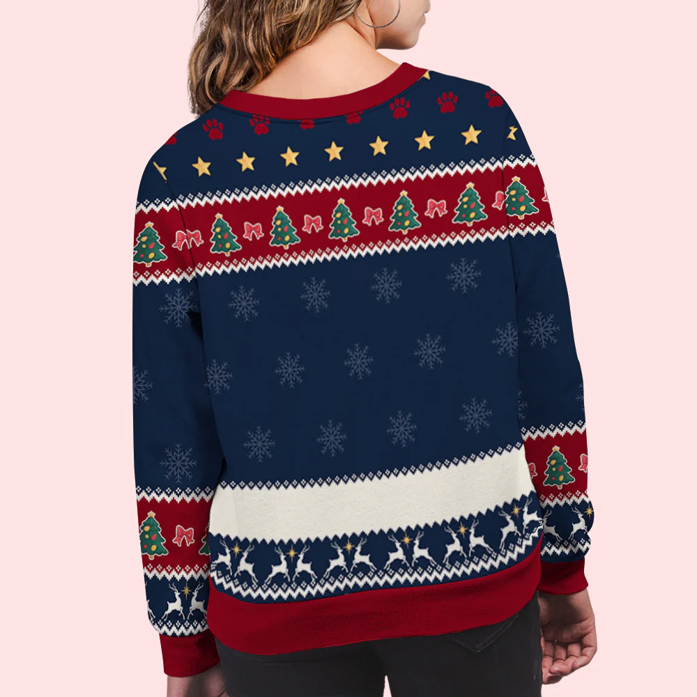 Annoying Each Other Christmas - Personalized Custom All-Over-Print Sweatshirt - Image 6