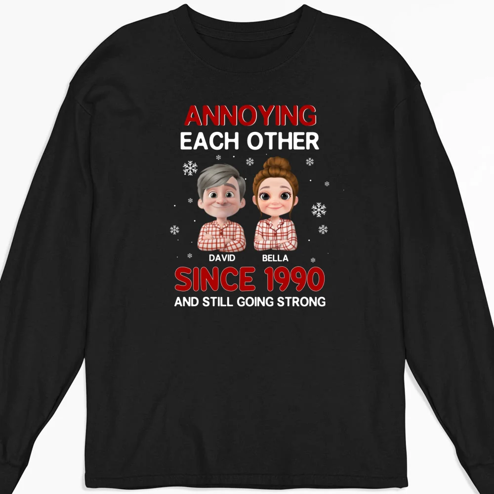 Annoying Each Other Christmas - Personalized Custom Shirt - Image 11