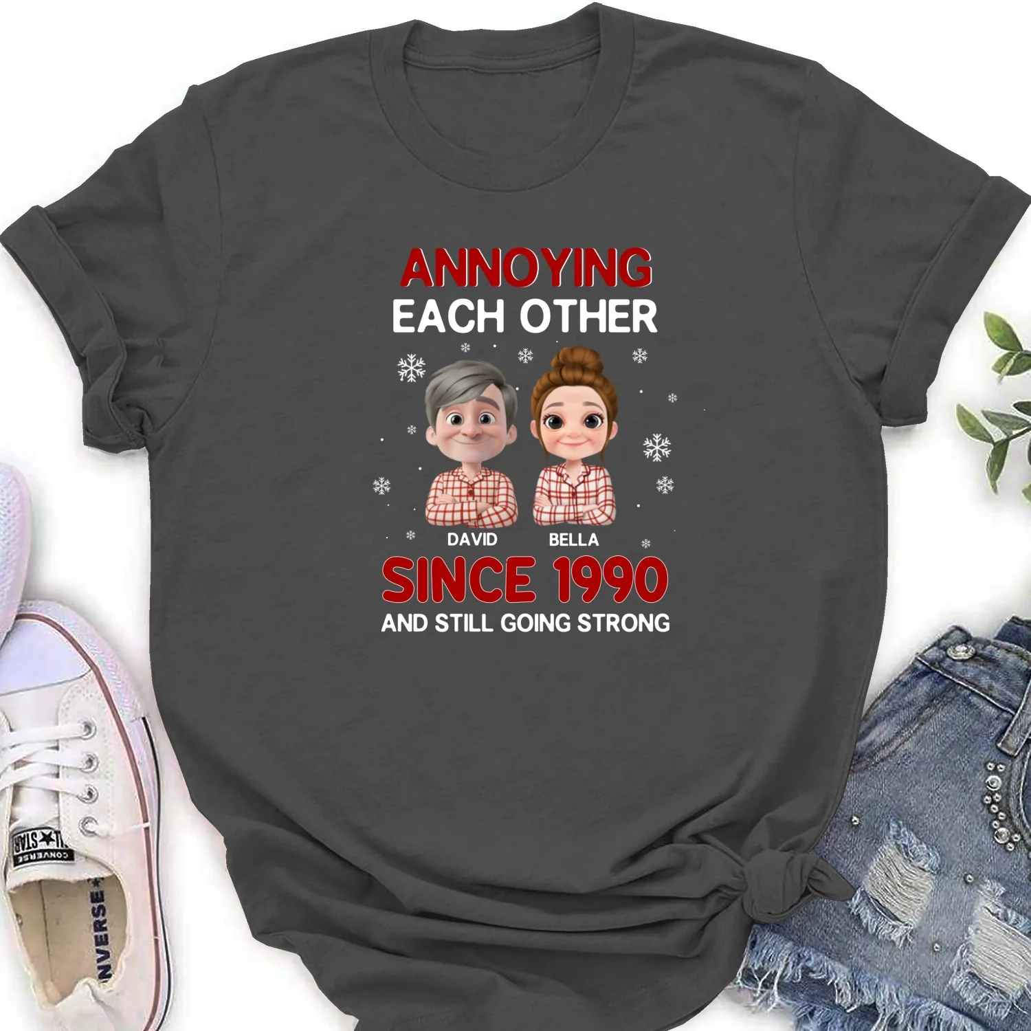 Annoying Each Other Christmas - Personalized Custom Shirt - Image 18