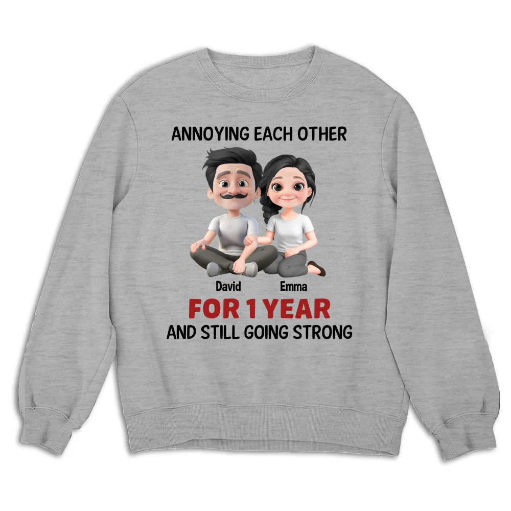 Annoying Each Other Couple - Personalized Custom Shirt - Image 14
