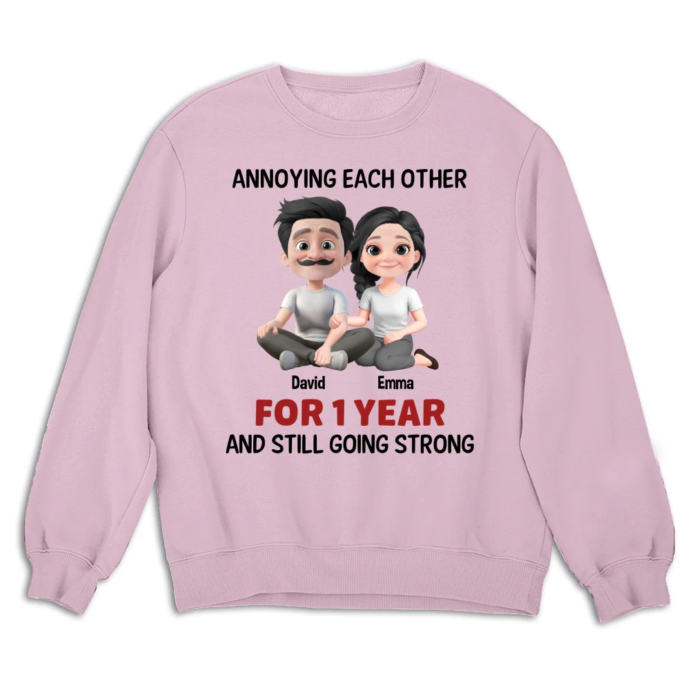 Annoying Each Other Couple - Personalized Custom Shirt - Image 15