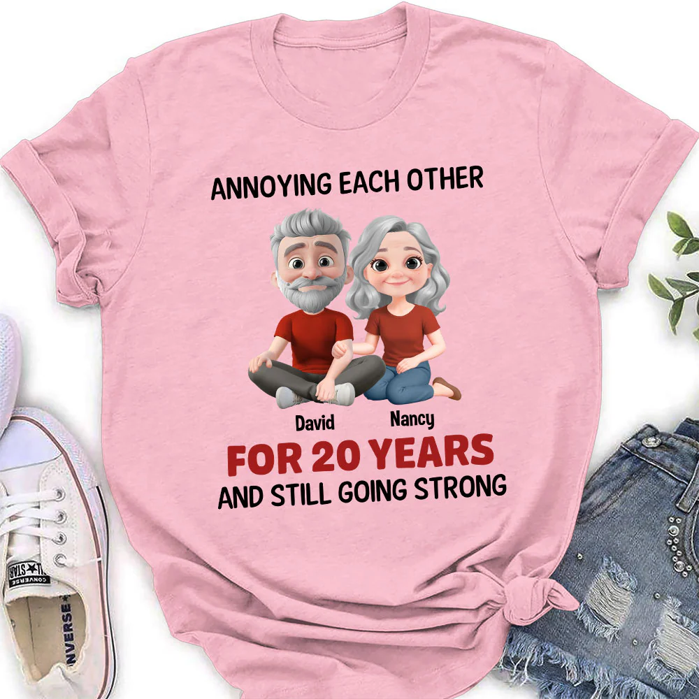 Annoying Each Other Couple - Personalized Custom Shirt - Image 5