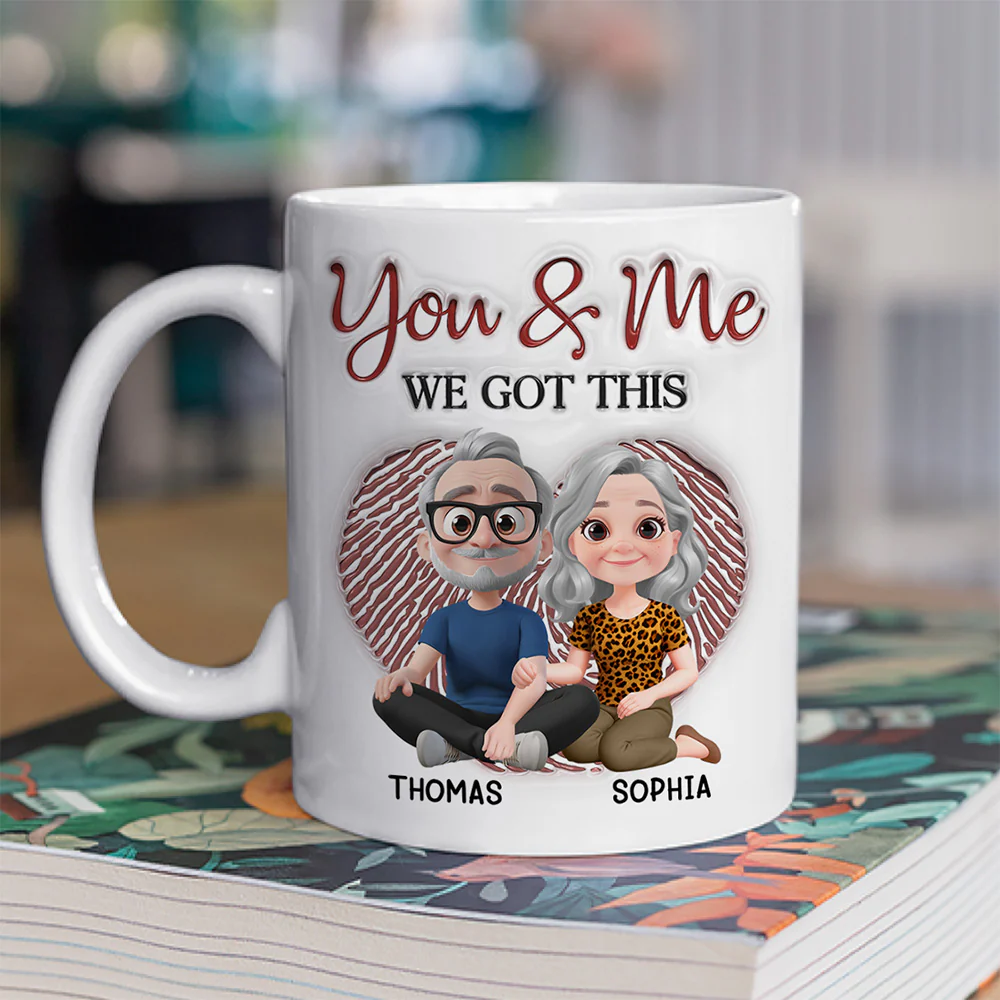 Annoying Each Other For Many Years - Personalized Custom 3D Inflated Effect Mug - Image 2