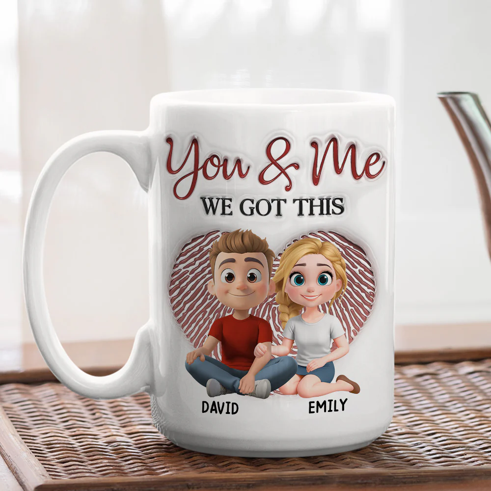 Annoying Each Other For Many Years - Personalized Custom 3D Inflated Effect Mug - Image 5