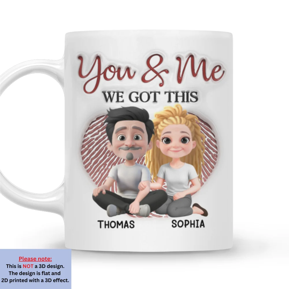 Annoying Each Other For Many Years - Personalized Custom 3D Inflated Effect Mug - Image 8